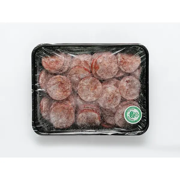 Колбаса Пепперони халяль нарезка в/к зам. Казанские Деликатесы 500гр, 10шт/кор