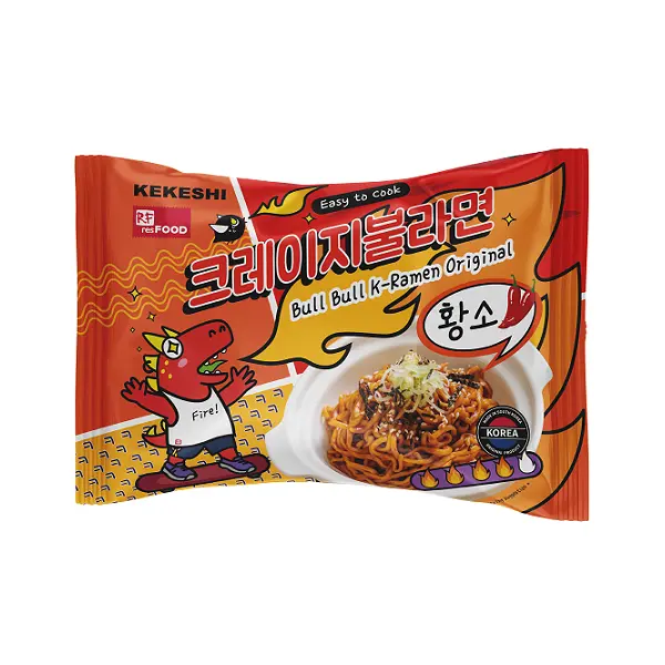 Лапша быстрого приготовления Bull Bull K-Ramen Original Kekeshi Resfood 137,8гр, 40шт/кор
