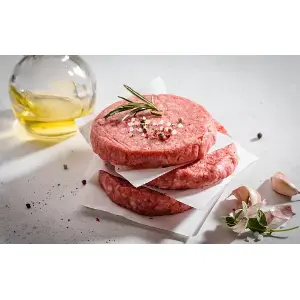 Котлета для гамбургера из мраморной говядины ПраймБиф 180гр, 10,8кг/кор