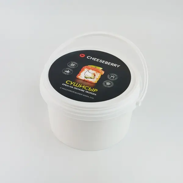 Крем на основе творога Сушисыр 26% Cheeseberry 2,5кг ведро