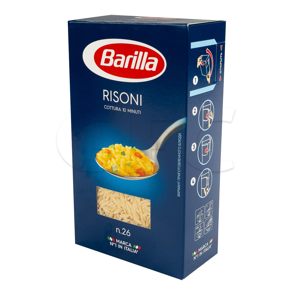 Паста BARILLA Ризони 450гр, 12шт/кор