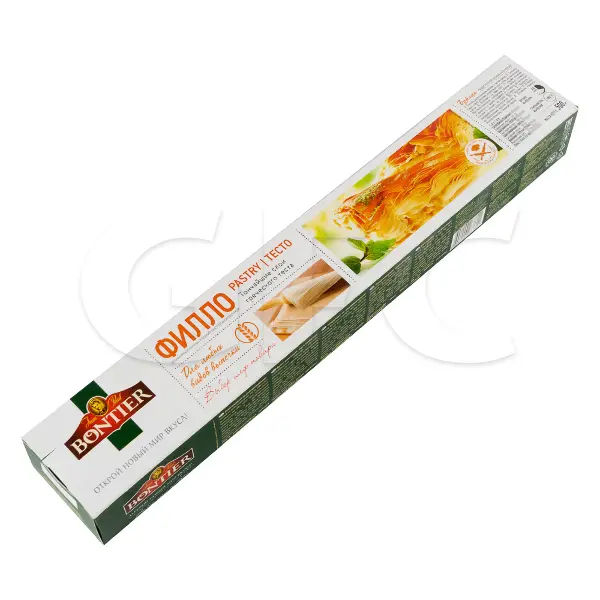 Тесто Фило Bontier 500гр, 9шт/кор