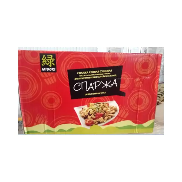 Спаржа соевая резаная Midori, 9кг/кор