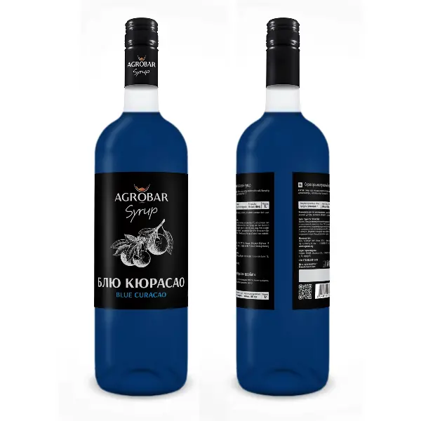 Сироп Блю Курасао Агробар 1л, 6шт/кор