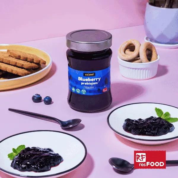 Джем из черники низкокалорийный Esoro Resfood 310гр, 6шт/кор