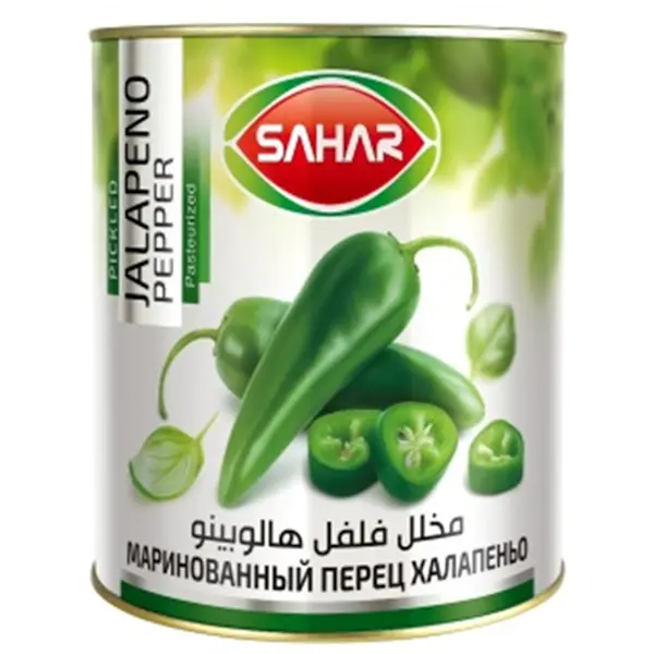 Перец халапеньо маринованный SAHAR 2500гр/1250гр, 6шт/кор