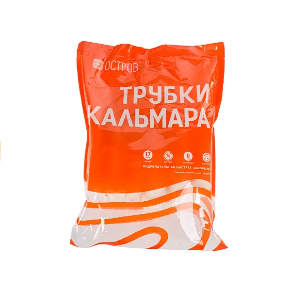 Кальмар очищенный глазированный трубки 8-10% Rongcheng Puchen Aquatic Co. Ltd 1кг, 10кг/кор
