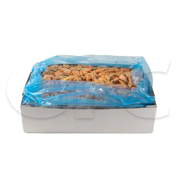 Креветка северная в/м в панцире с/г120/150 Rongcheng seafood Co., LTD 3700/02B42, ~5кг/кор
