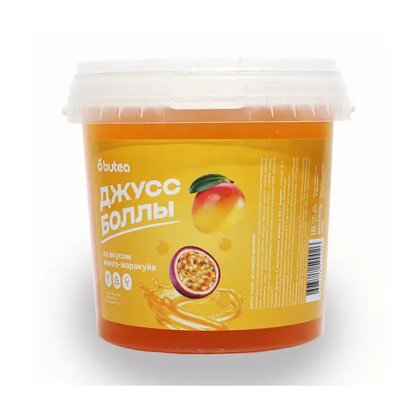 Джус-болл со вкусом манго и маракуйи Butea 1,1кг, 6шт/кор
