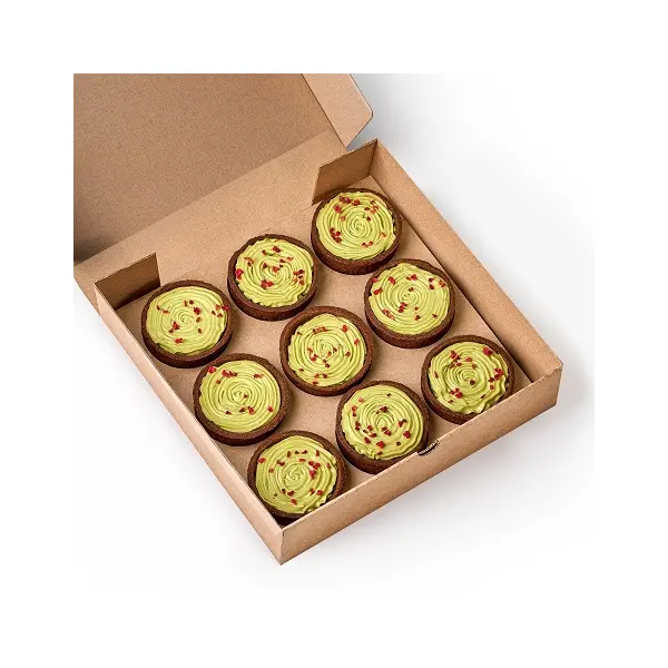 Тарталетка фисташковая с малиной Десертные Истории 90гр, 9шт/кор