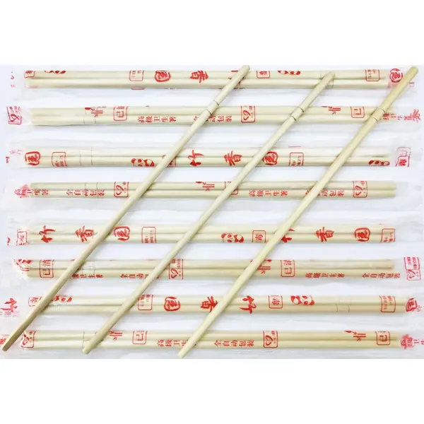 Палочки бамбуковые круглые 20,5см в/у 100пар/упак, 50упак/кор, Китай