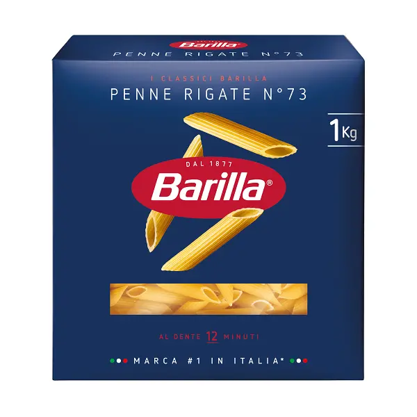 Паста BARILLA Пенне Ригате 1кг, 10шт/кор