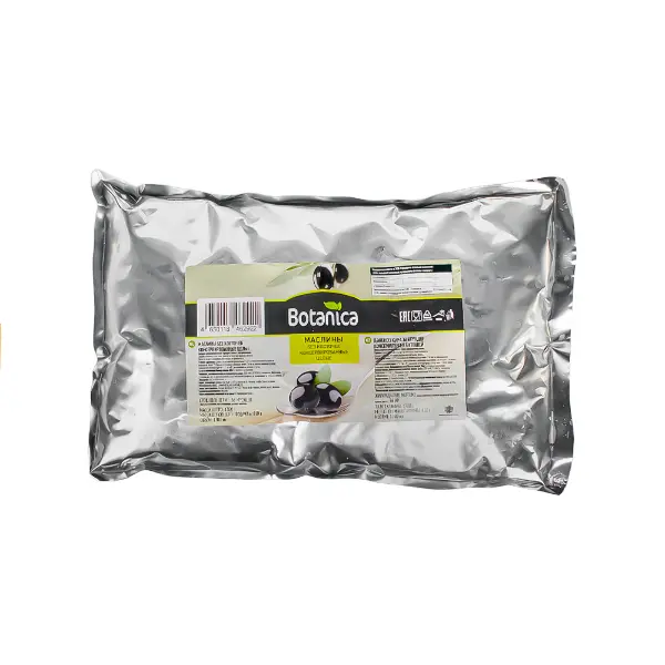 Маслины целые б/к Botanica 1700мл/1700гр/850гр, 10шт/кор, Испания