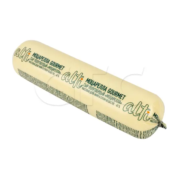 Сыр полутвердый Моцарелла 40% Gourmet Alti ~2кг, ~12кг/кор