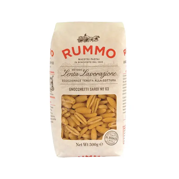 Паста Ньокетти Сарди №63 Rummo 500гр, 16шт/кор