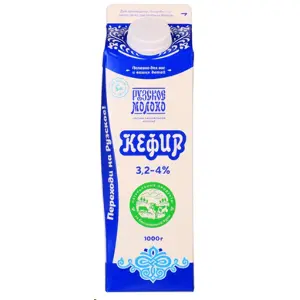Кефир 3,2-4% Рузское молоко 1кг, 8шт/кор