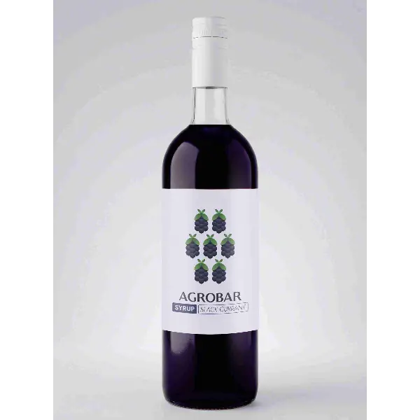 Сироп Черная смородина AGROBAR SYRUP 1л, 6шт/кор