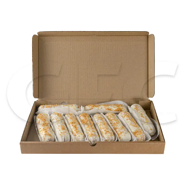 Эклер ванильный Macaronshop 65гр, 40шт/кор