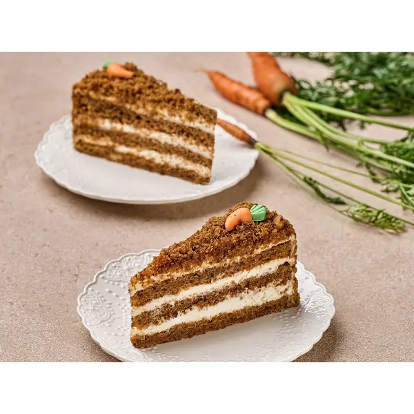 Торт Морковный Десертные истории 121гр, 14 порций/1,7кг/шт