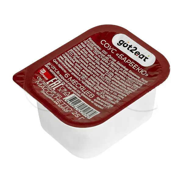 Соус порционный Барбекю Got2Eat Resfood 25гр, 120шт/кор