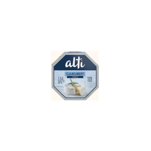 Сыр Камамбер 50% Alti 125гр, 8шт/кор, Россия