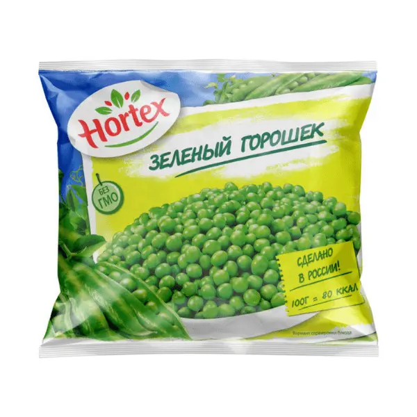 Зеленый горошек 400 гр Хортекс 14 шт*1