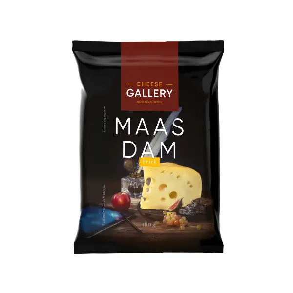 Сыр полутвердый Маасдам Cheese Gallery 180г 45%
