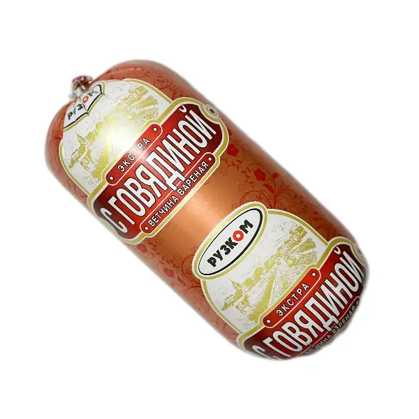 Ветчина с говядиной Экстра халяль охл. РузКом ~2,5кг, ~10кг