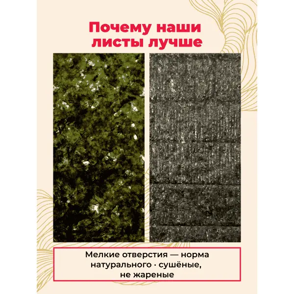 АКЦИЯ Водоросли Нори Tidori Resfood 100л, 40шт/кор, Корея