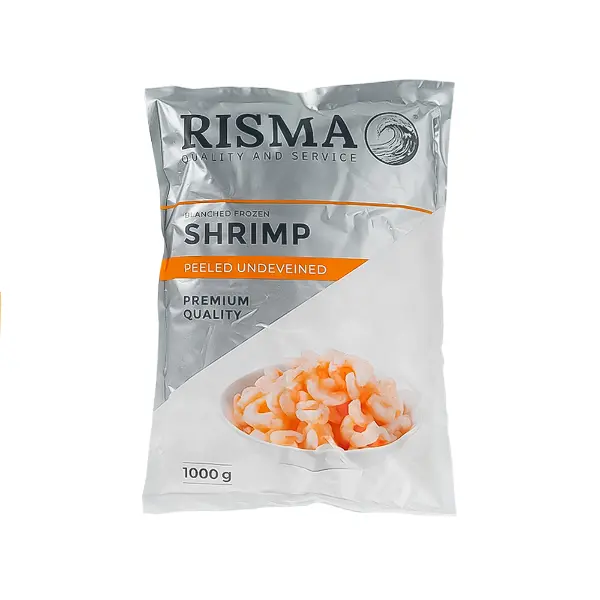 Креветка ваннамей в/м очищенная 200/300 ZHEJIANG ZHOUFU FOOD CO.,LTD 1кг, 10шт/кор, Китай