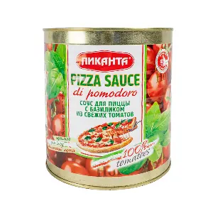 Соус для пиццы томатный с базиликом Пиканта 3кг ж/б, 2шт/кор