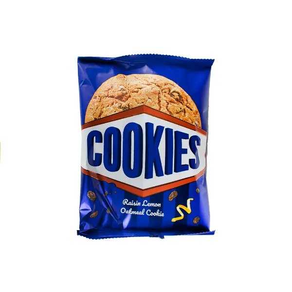 Куки овсяный с изюмом и лимоном Сheeseberry 70гр, 28шт/кор цветная упаковка