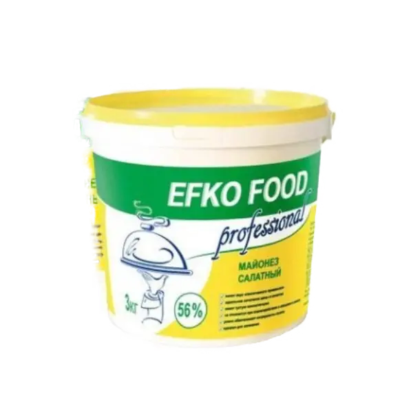 Майонез EFKO FOOD professional 56% 3л ведро