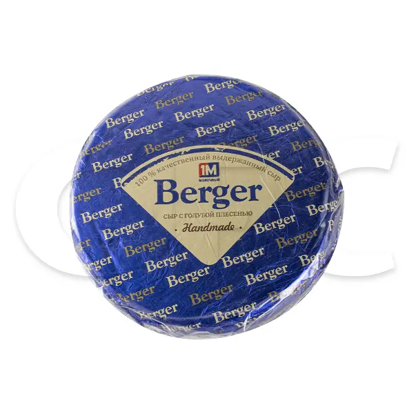 Сыр с голубой плесенью Berger 55%, ~2,7кг/кор