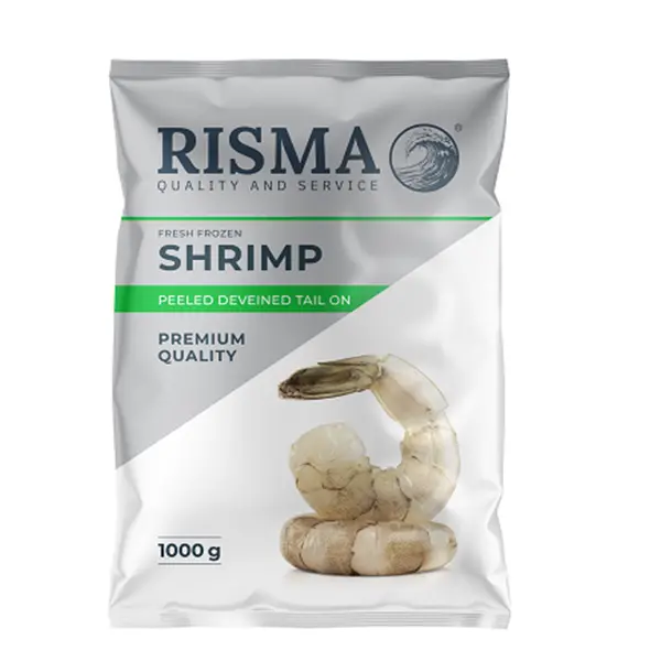 Креветка ваннамей с/м очищенная с/х 21/25 RISMA M/s Anjaneya Seafoods 927 1кг, 10кг/кор