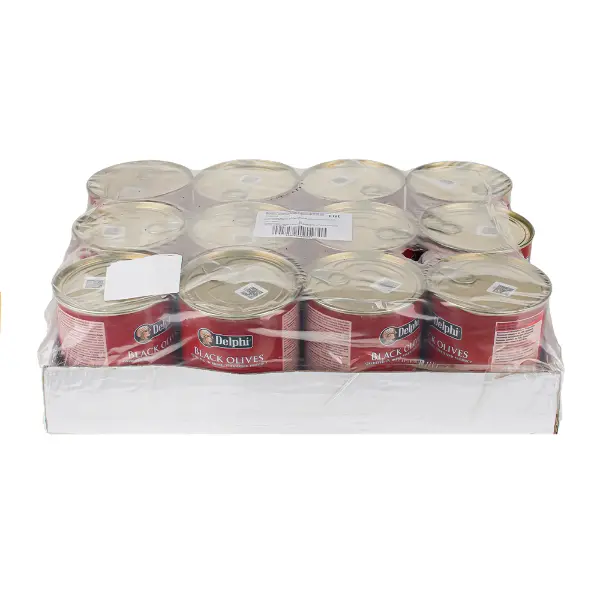 Маслины целые с/к гигант SM 91-100 Delphi 820гр/465гр, 12шт/кор