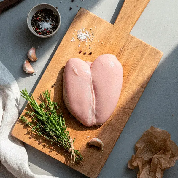 Курица грудка филе без кожи зам. Твоя ферма 2,5кг, 10кг/кор