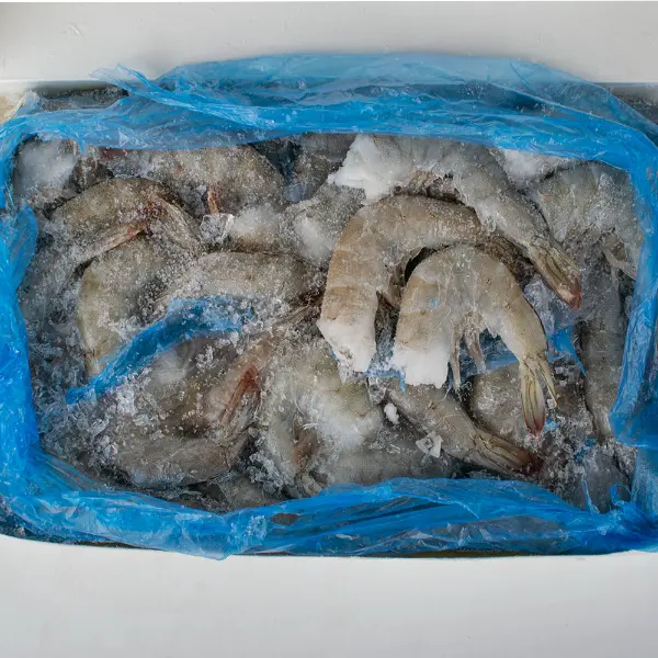 Креветка ваннамей с/м в панцире б/г 21/25 до 120шт PACIFIC SEAFOOD 1,8кг, 10,8кг/кор