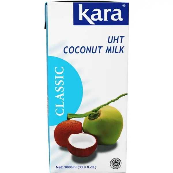 Молоко кокосовое 17% classic Kara 1л тетрапак, 12шт/кор, Индонезия