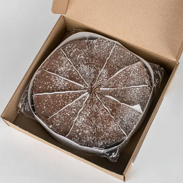 Пирог Бразильский кокос и шоколад Гурманов 100гр, 12 порций/1,2кг, 5шт/кор