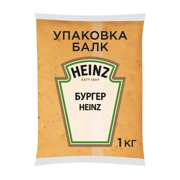 Соус Бургер Heinz 1кг, 6шт/кор