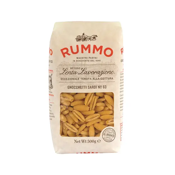 Паста Ньокетти Сарди №63 Rummo 500гр, 16шт/кор