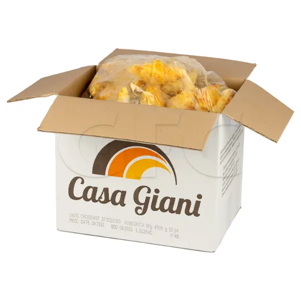 Круассан с абрикосовой начинкой Casa Giani 90гр, 50шт/кор