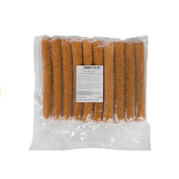 Сосиски для гриля и хот-дога из свинины белые L18см Ø24мм ИП Полоусов 800гр, 10шт/кор