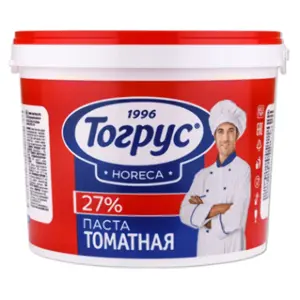 Томатная паста 27% Тогрус 3,5кг ведро