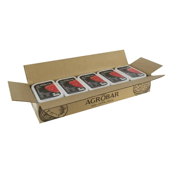 Пюре Малина Агробар 1кг, 5шт/кор