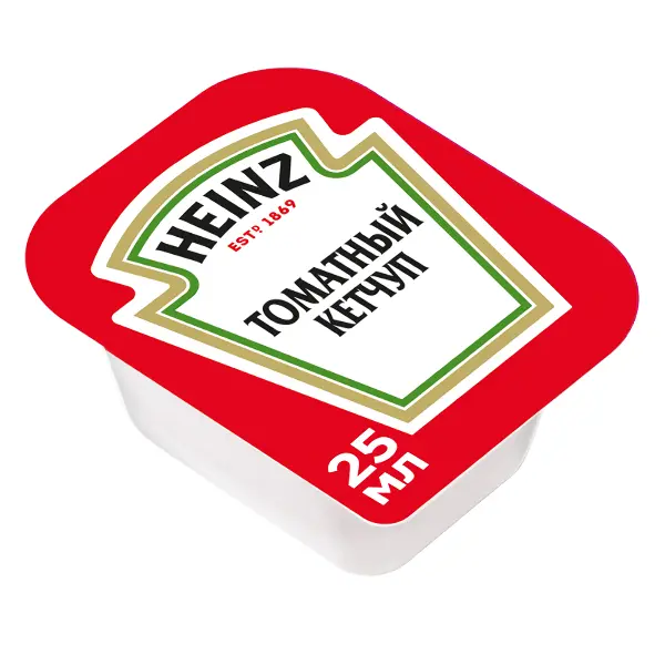 Кетчуп томатный Heinz дип-пот 25мл, 125шт/кор