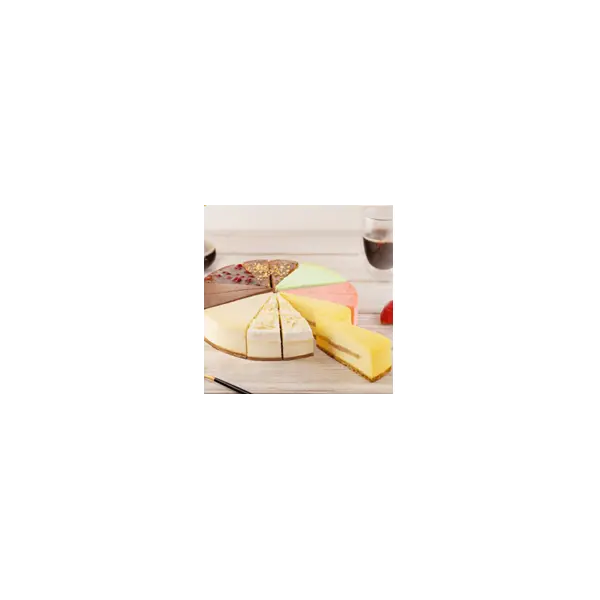 Пирог сырный чизкейк ассорти микс Betty's cake 125гр, 16 порций/2кг/шт, 5шт/кор