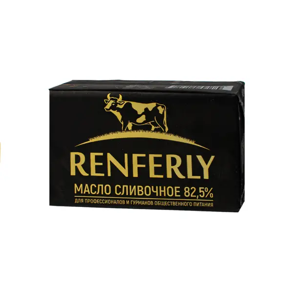 Масло сладко-сливочное 82,5% Ренферли 400гр, 20шт/кор
