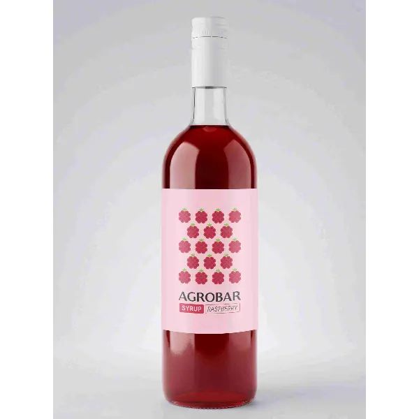 Сироп Малина AGROBAR SYRUP 1л, 6шт/кор